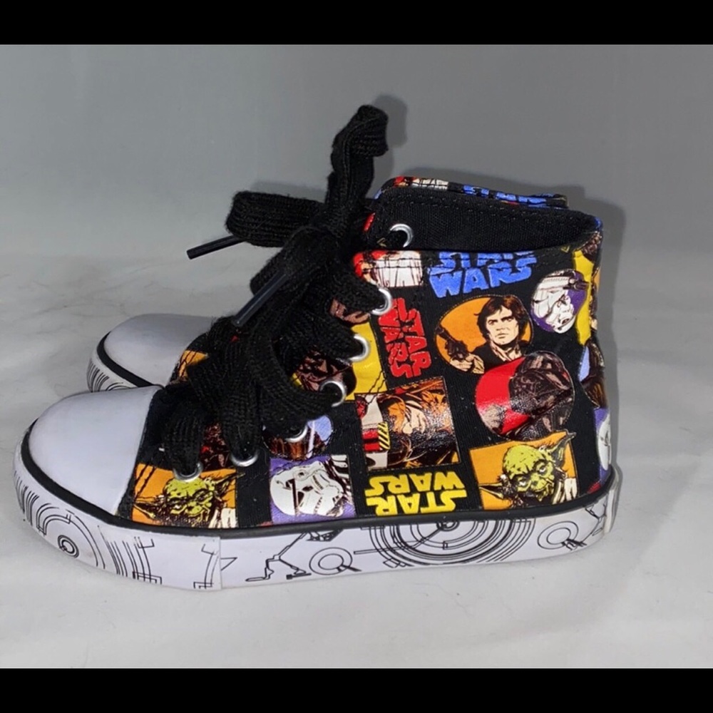 Star Wars toddler high tops